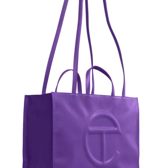 Telfar Large Shopping Bag - Grape - Picture 2 of 3